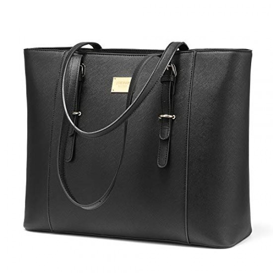 Portafolio Negro para Mujer bolso Elegante Laptop